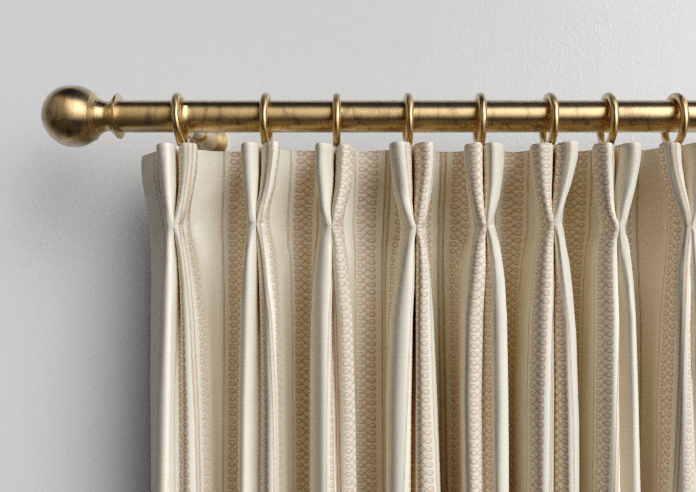 Trellis Prints, Noble Stripe Manson - Made to Measure Curtains - Image 10